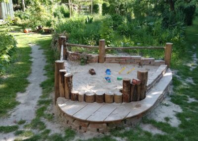 zandbak passend bij de tuin